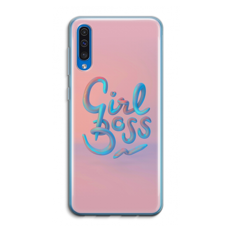 Girl boss: Samsung Galaxy A50 Transparant Hoesje