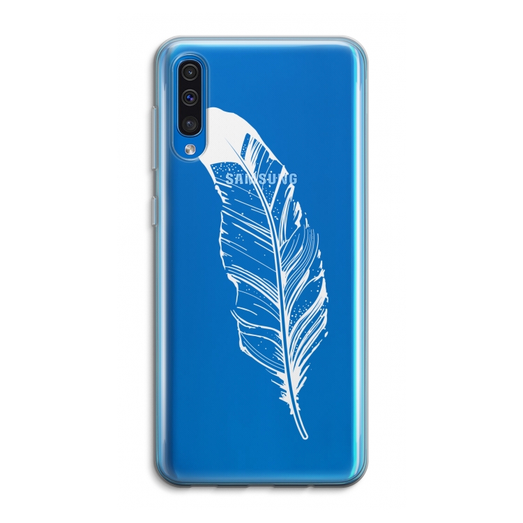 Pluim: Samsung Galaxy A50 Transparant Hoesje