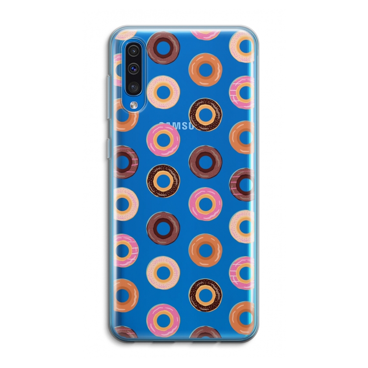 Donuts: Samsung Galaxy A50 Transparant Hoesje