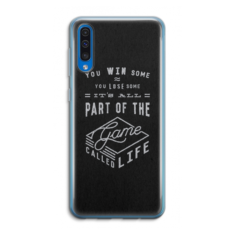 Life: Samsung Galaxy A50 Transparant Hoesje