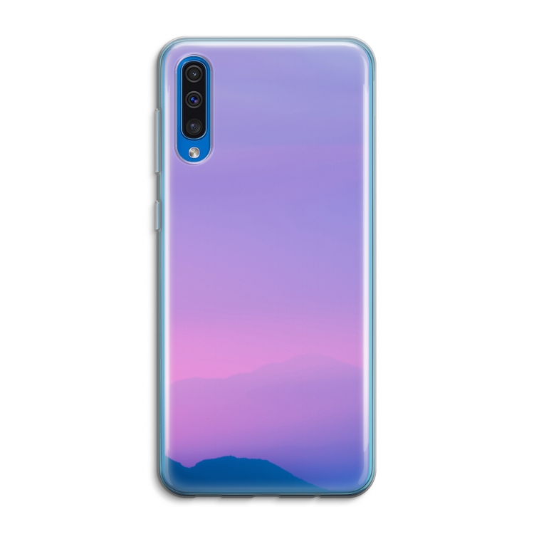Sunset pastel: Samsung Galaxy A50 Transparant Hoesje