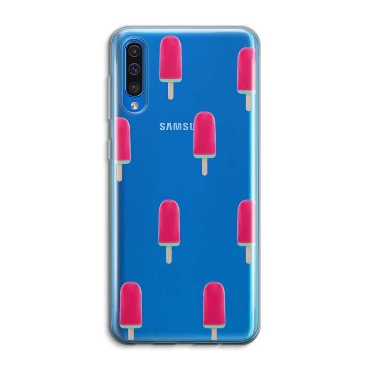 Waterijsje: Samsung Galaxy A50 Transparant Hoesje