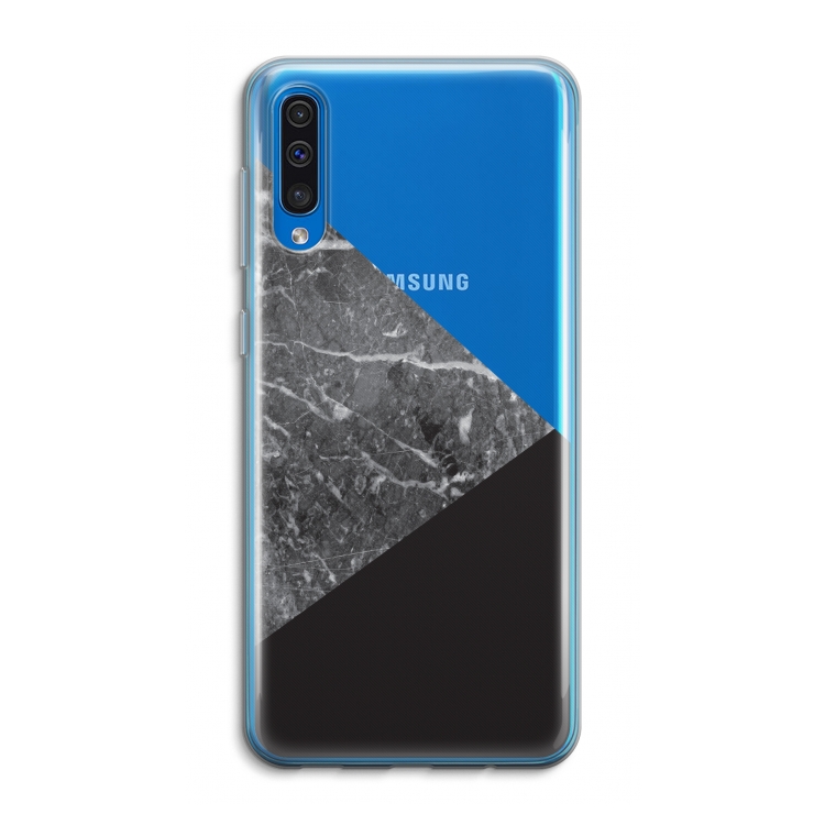 Combinatie marmer: Samsung Galaxy A50 Transparant Hoesje