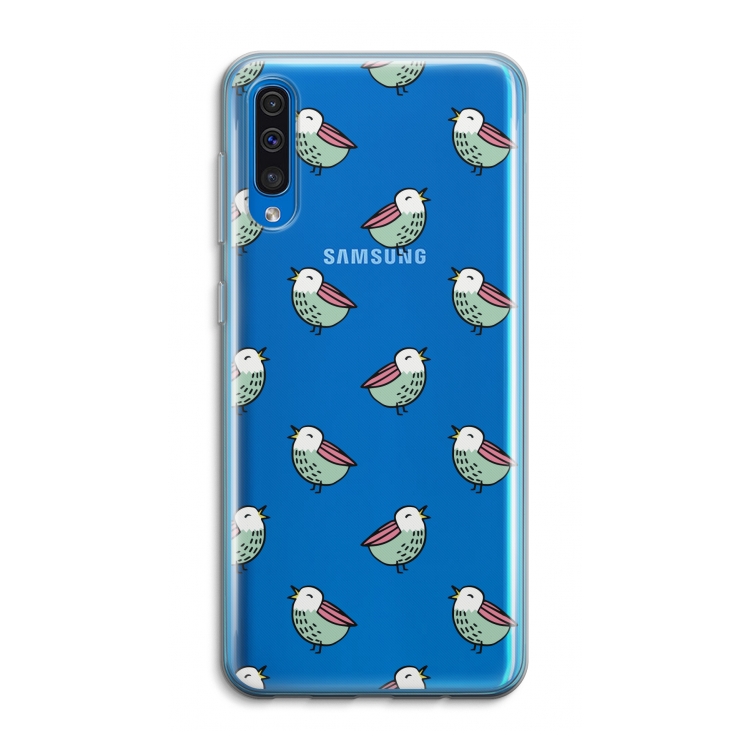Vogeltjes: Samsung Galaxy A50 Transparant Hoesje
