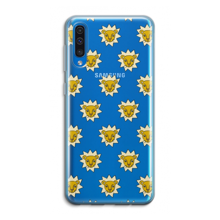 Leeuwenkoppen: Samsung Galaxy A50 Transparant Hoesje