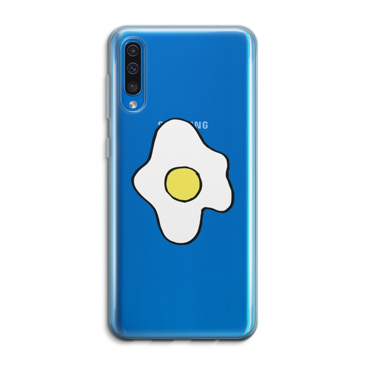 Spiegelei: Samsung Galaxy A50 Transparant Hoesje