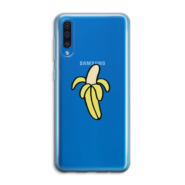 Banana: Samsung Galaxy A50 Transparant Hoesje