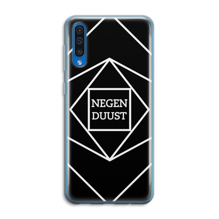 Negenduust geometrisch: Samsung Galaxy A50 Transparant Hoesje