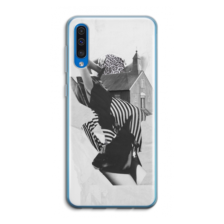 House: Samsung Galaxy A50 Transparant Hoesje