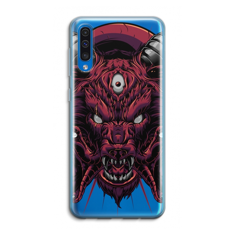 Hell Hound and Serpents: Samsung Galaxy A50 Transparant Hoesje