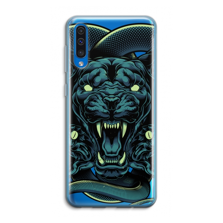 Cougar and Vipers: Samsung Galaxy A50 Transparant Hoesje