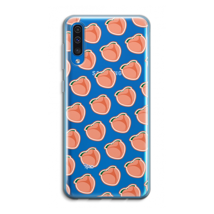 Just peachy: Samsung Galaxy A50 Transparant Hoesje