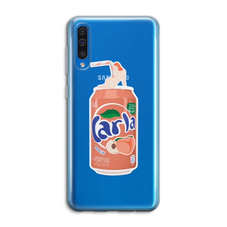 S(peach)less: Samsung Galaxy A50 Transparant Hoesje