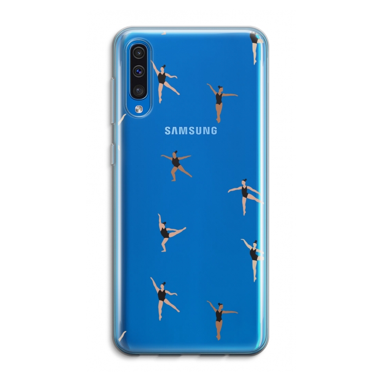 Dancing #1: Samsung Galaxy A50 Transparant Hoesje