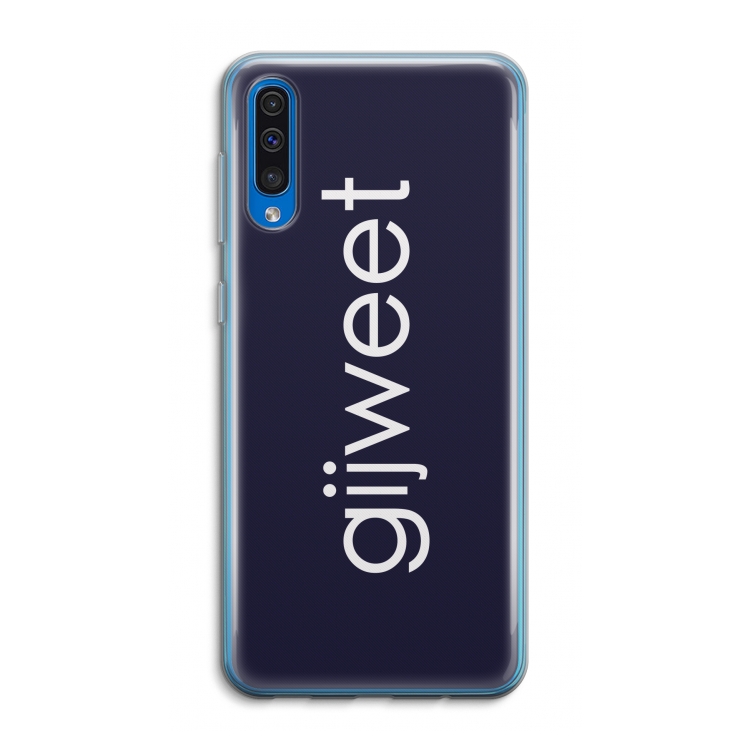 Gijweet: Samsung Galaxy A50 Transparant Hoesje
