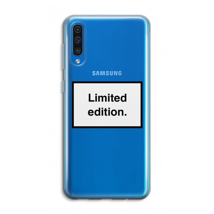 Limited edition: Samsung Galaxy A50 Transparant Hoesje