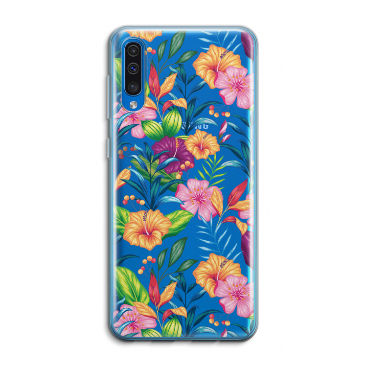 Tropisch 2: Samsung Galaxy A50 Transparant Hoesje