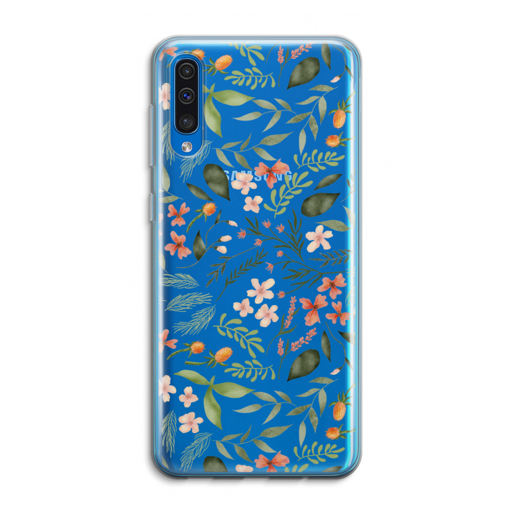 Sweet little flowers: Samsung Galaxy A50 Transparant Hoesje