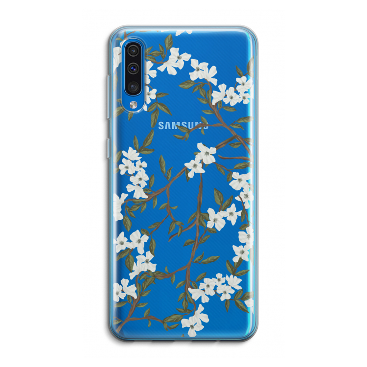 Blossoming spring: Samsung Galaxy A50 Transparant Hoesje