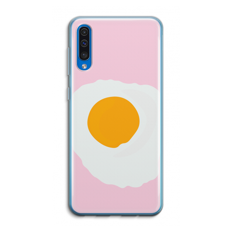 Sunny side up: Samsung Galaxy A50 Transparant Hoesje
