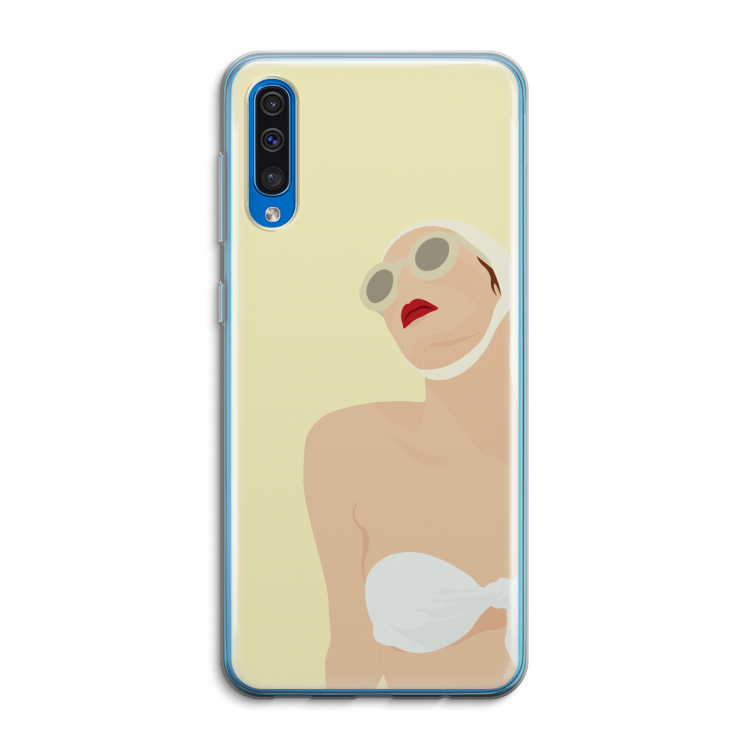 Summer: Samsung Galaxy A50 Transparant Hoesje