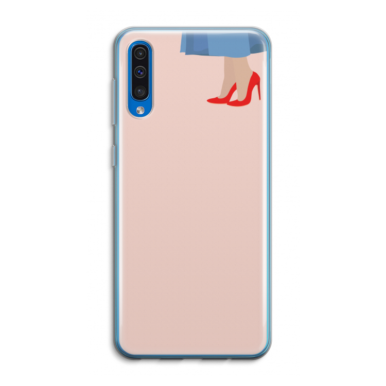 High heels: Samsung Galaxy A50 Transparant Hoesje