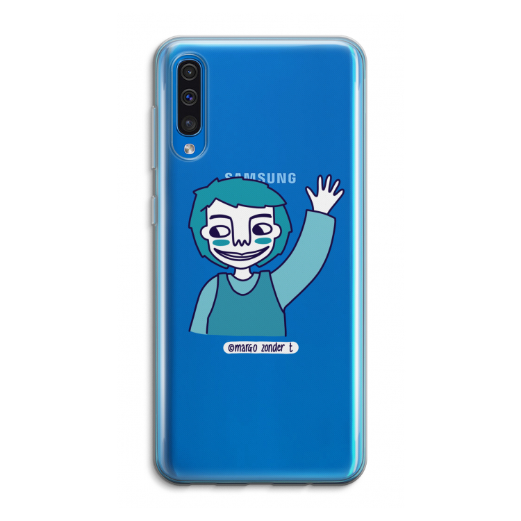 Zwaai: Samsung Galaxy A50 Transparant Hoesje