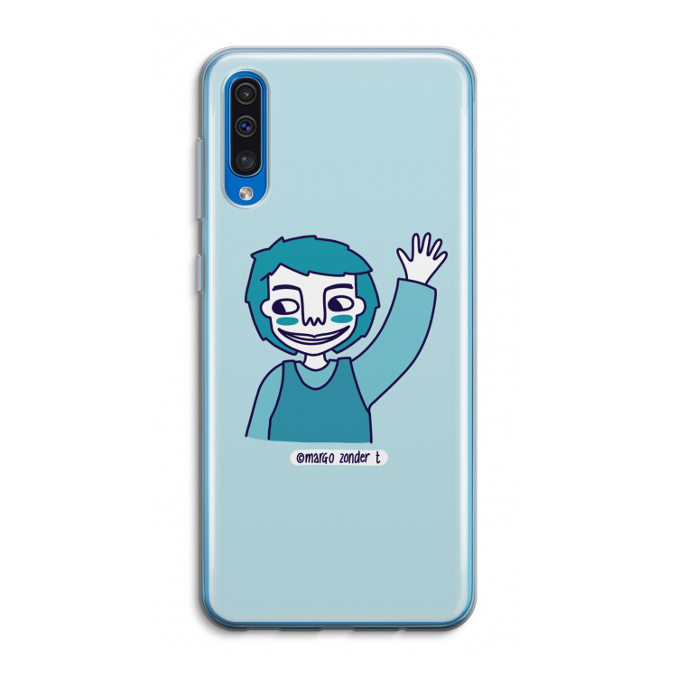 Zwaai: Samsung Galaxy A50 Transparant Hoesje