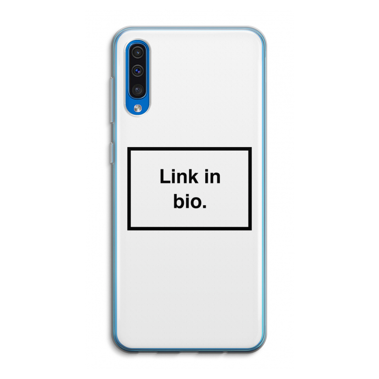 Link in bio: Samsung Galaxy A50 Transparant Hoesje