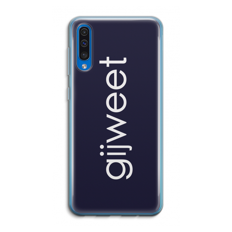 Gijweet: Samsung Galaxy A50 Transparant Hoesje