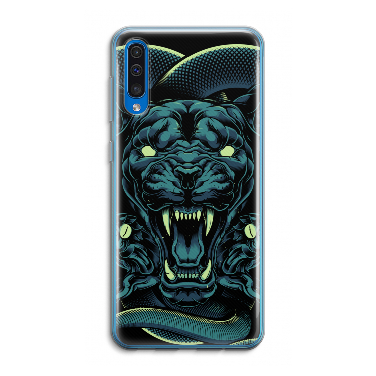 Cougar and Vipers: Samsung Galaxy A50 Transparant Hoesje