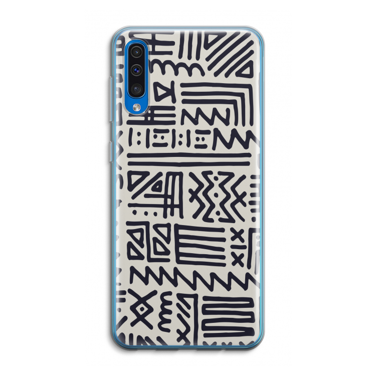 Marrakech print: Samsung Galaxy A50 Transparant Hoesje