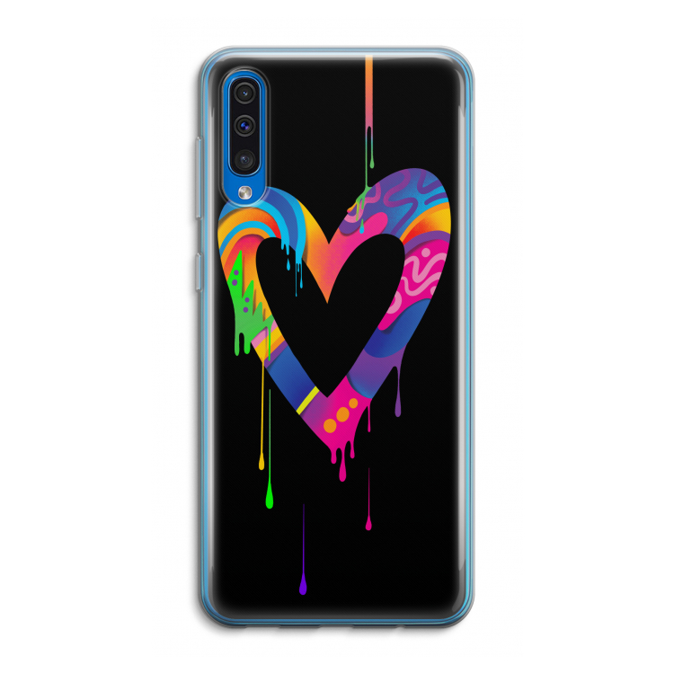 Melts My Heart: Samsung Galaxy A50 Transparant Hoesje