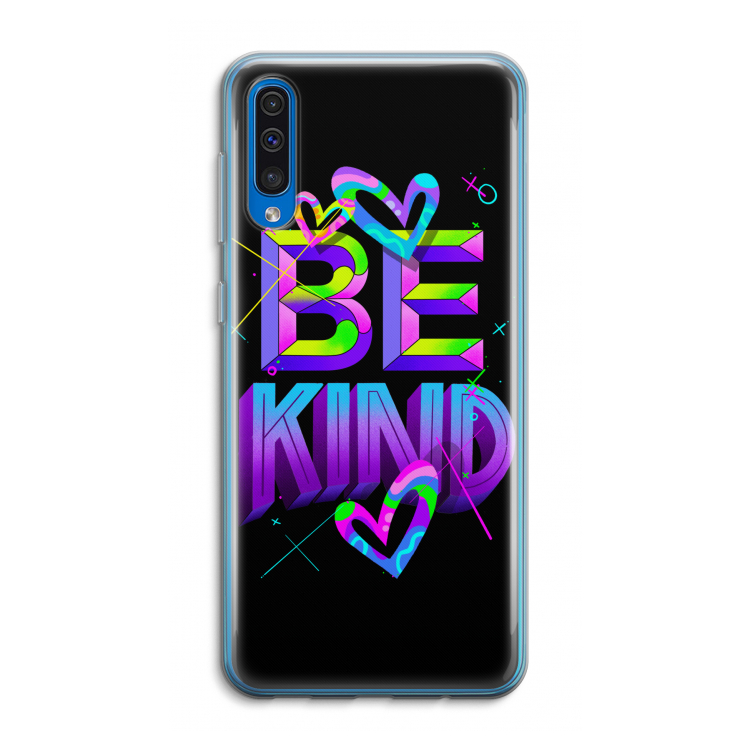 Be Kind: Samsung Galaxy A50 Transparant Hoesje
