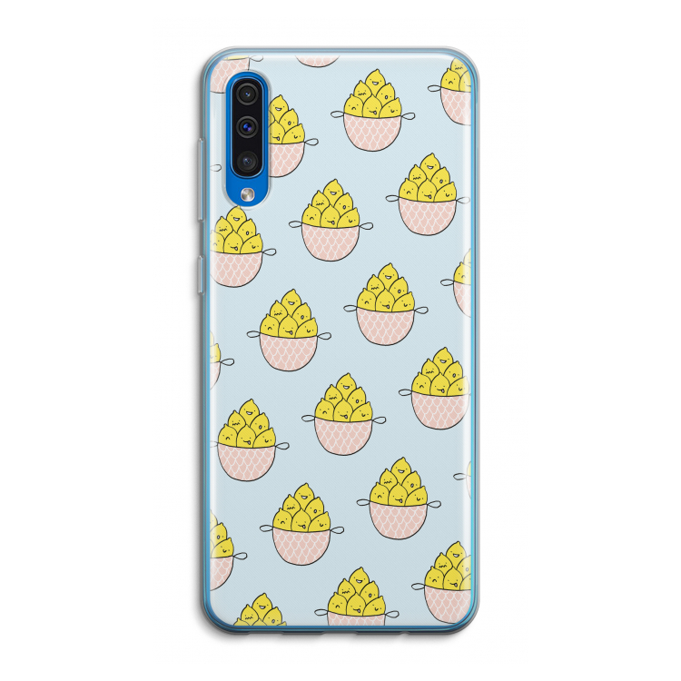 Citroenen: Samsung Galaxy A50 Transparant Hoesje