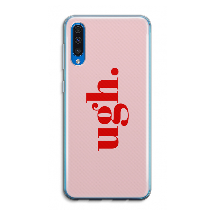 Ugh: Samsung Galaxy A50 Transparant Hoesje