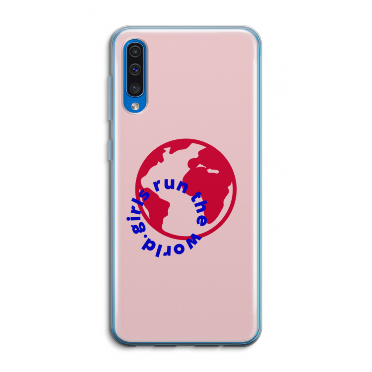 Run The World: Samsung Galaxy A50 Transparant Hoesje