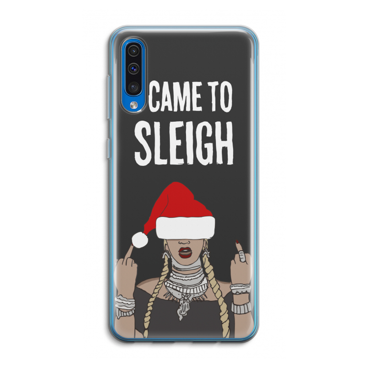 Came To Sleigh: Samsung Galaxy A50 Transparant Hoesje