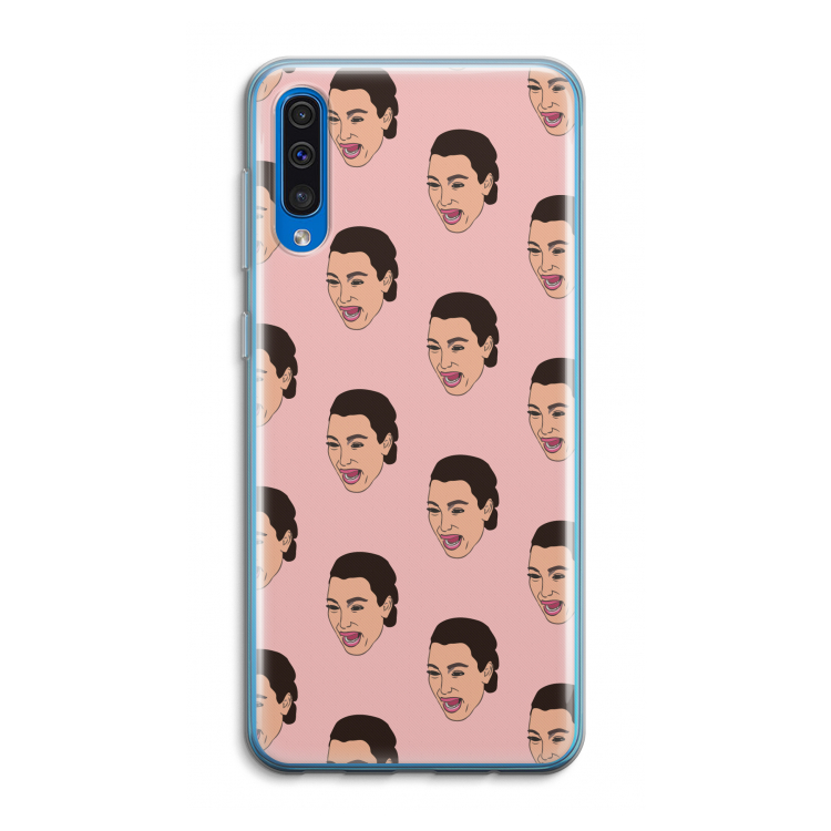 Ugly Cry Call: Samsung Galaxy A50 Transparant Hoesje