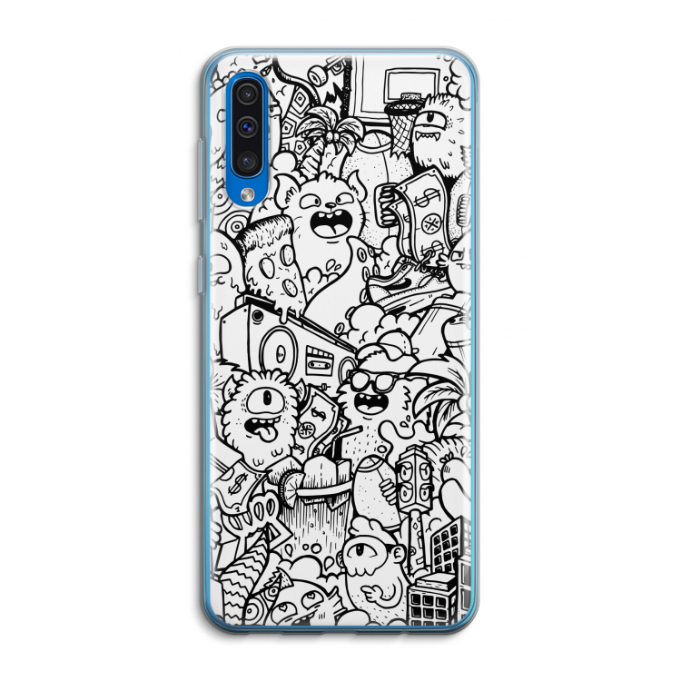 Vexx City #2: Samsung Galaxy A50 Transparant Hoesje