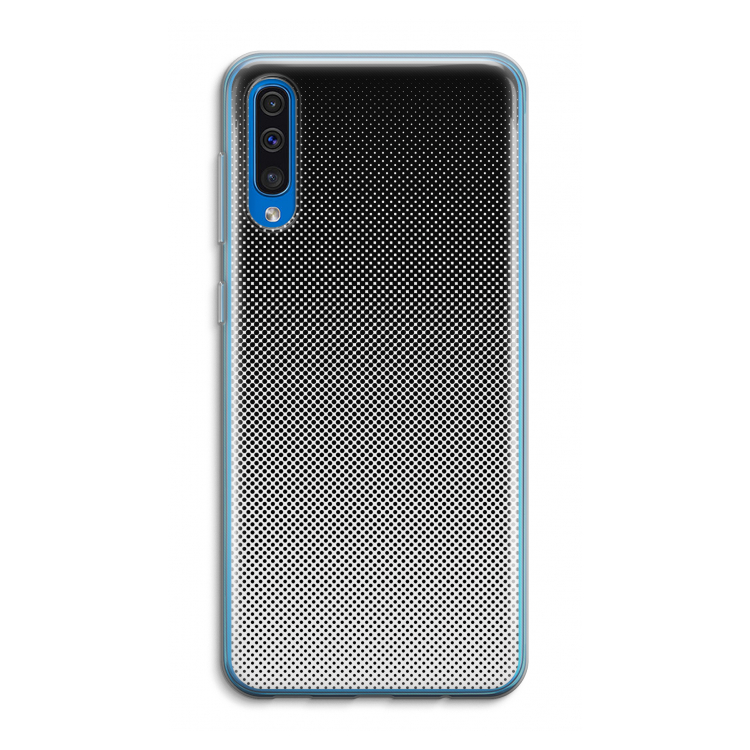 Musketon Halftone: Samsung Galaxy A50 Transparant Hoesje