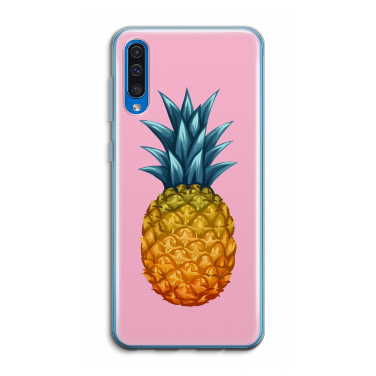 Grote ananas: Samsung Galaxy A50 Transparant Hoesje