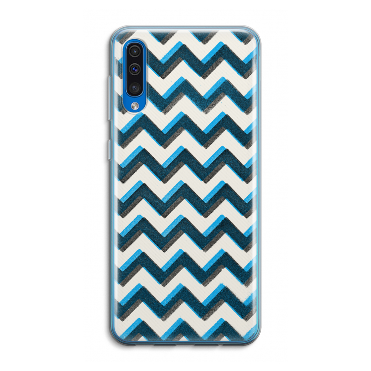 Onderbroken lijn: Samsung Galaxy A50 Transparant Hoesje
