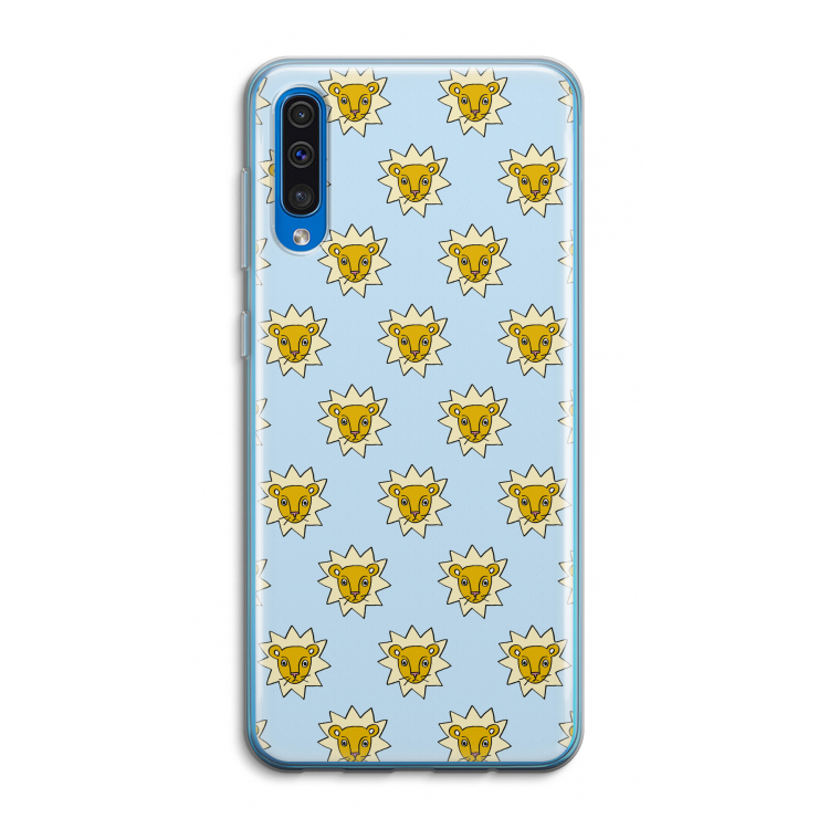 Leeuwenkoppen: Samsung Galaxy A50 Transparant Hoesje