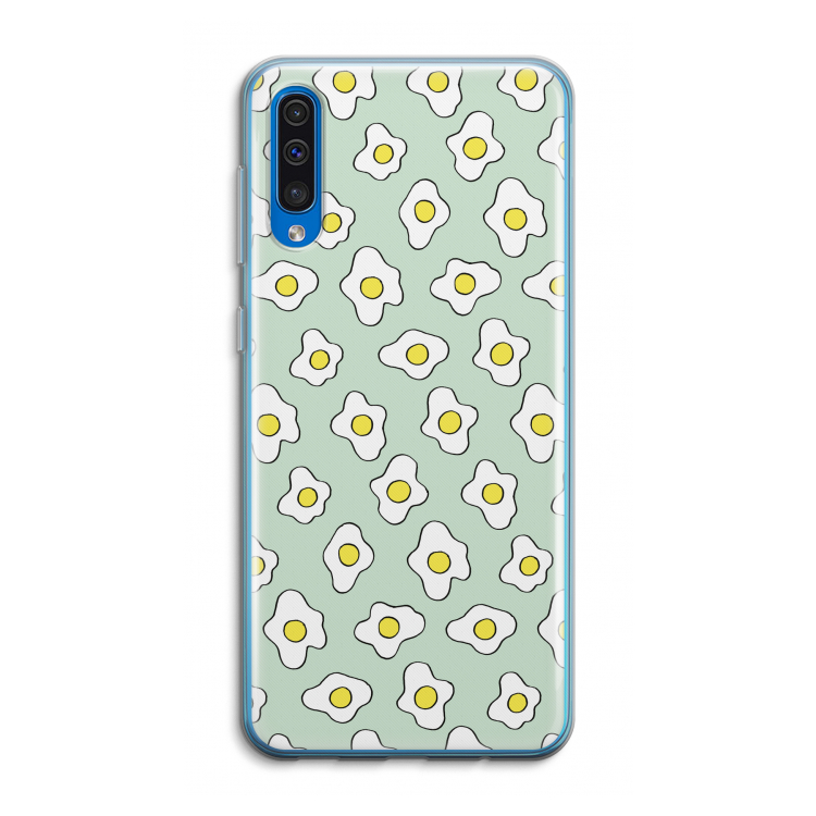 Spiegeleitjes: Samsung Galaxy A50 Transparant Hoesje