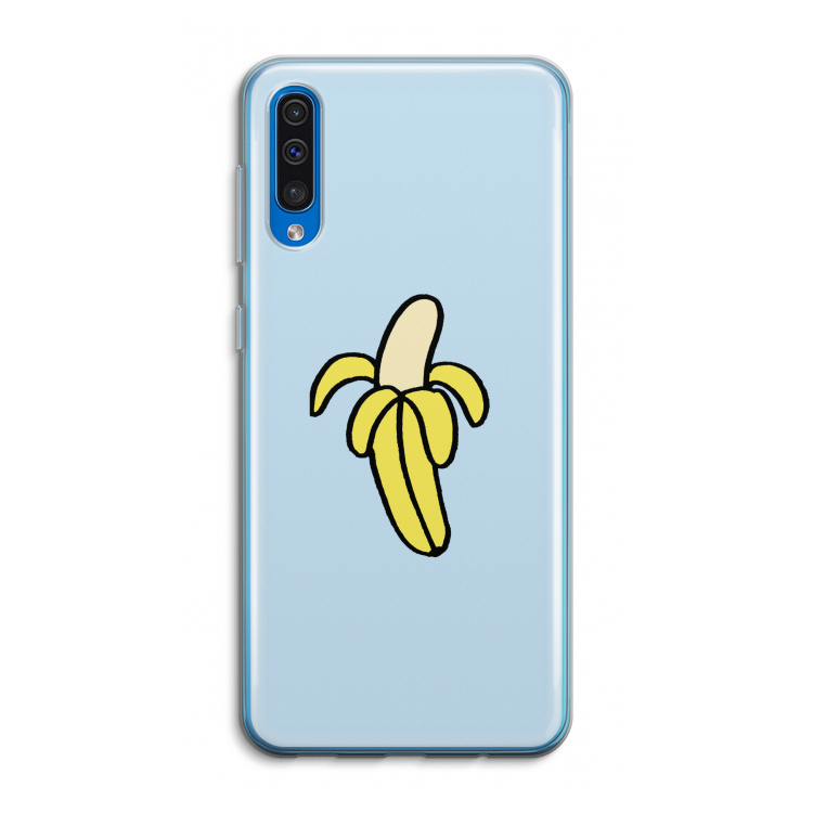 Banana: Samsung Galaxy A50 Transparant Hoesje