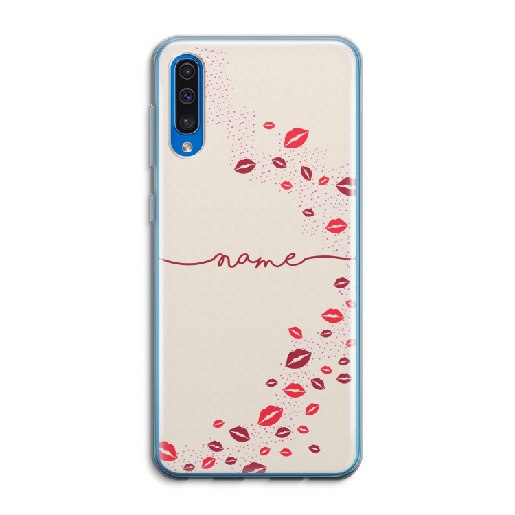 Kusjes: Samsung Galaxy A50 Transparant Hoesje