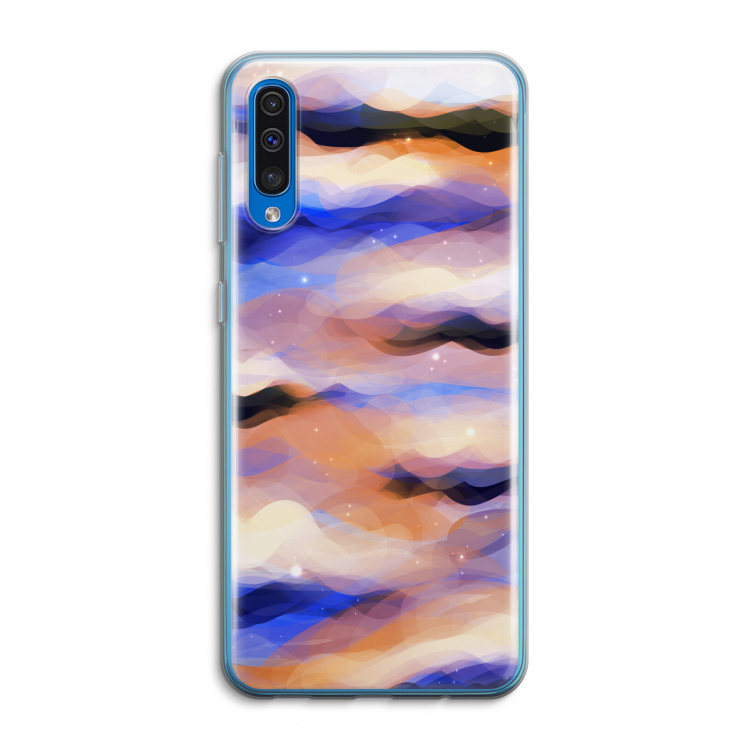 Donkere Wolken: Samsung Galaxy A50 Transparant Hoesje