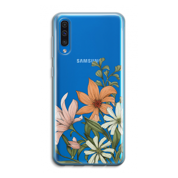 Floral bouquet: Samsung Galaxy A50 Transparant Hoesje