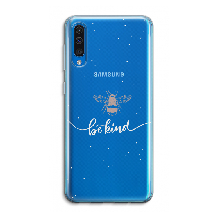 Be(e) kind: Samsung Galaxy A50 Transparant Hoesje